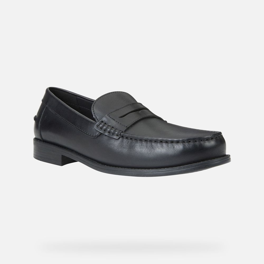 Geox Loafers Black New Damon - Geox Mens Shoes - JTBQAI084